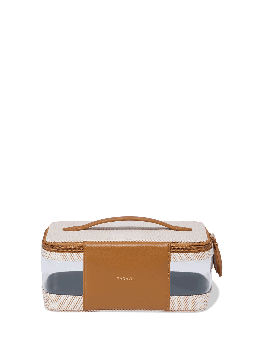 Paravel Mini See-All Vanity Case Scout Tan