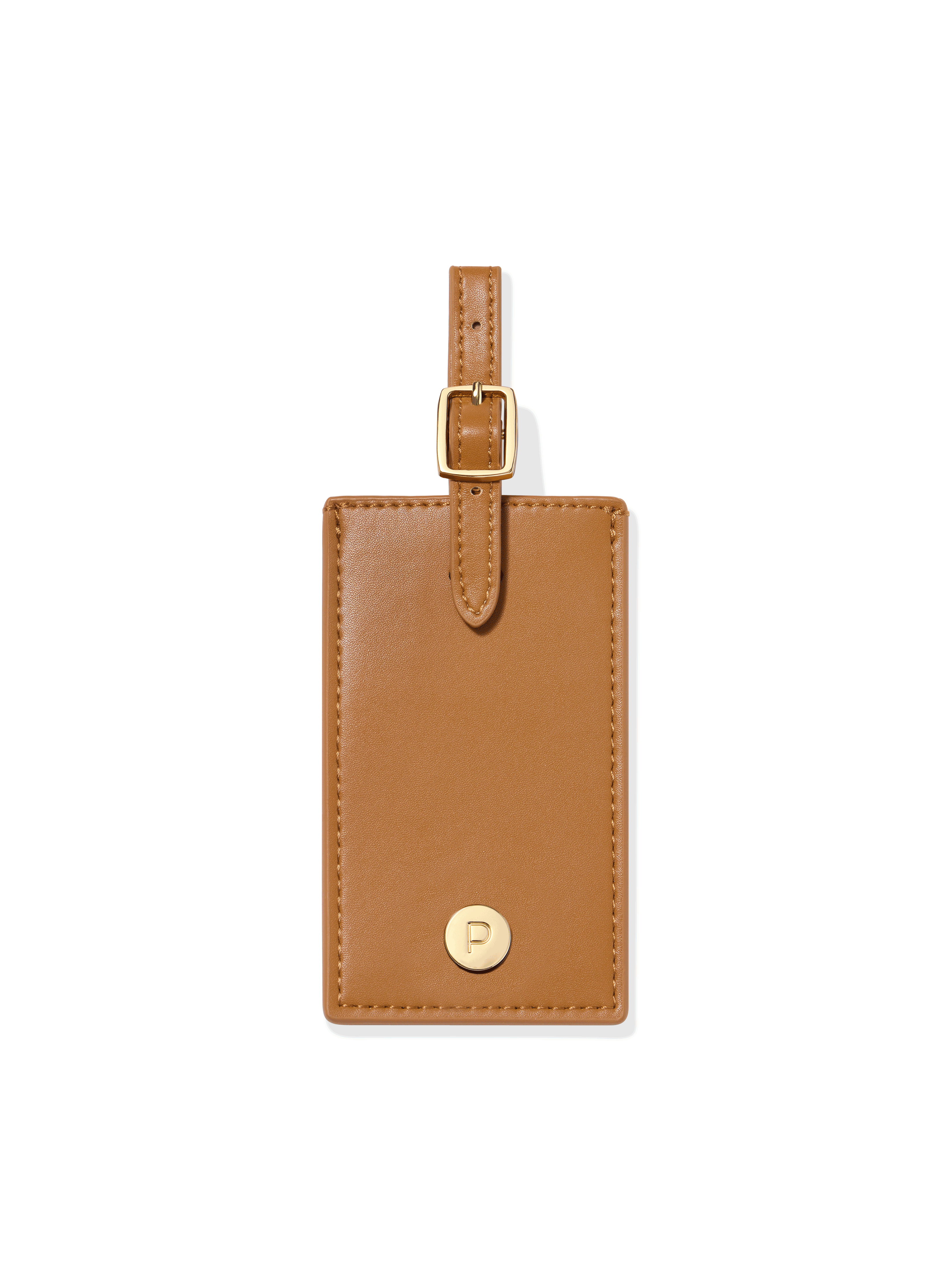 Coach leather best sale luggage tags