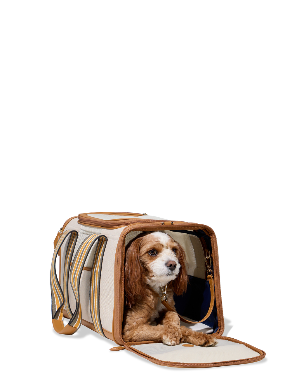 Luxury Pet Travel Tote Bag Dog Carrier with Rabbit Fur Liner
